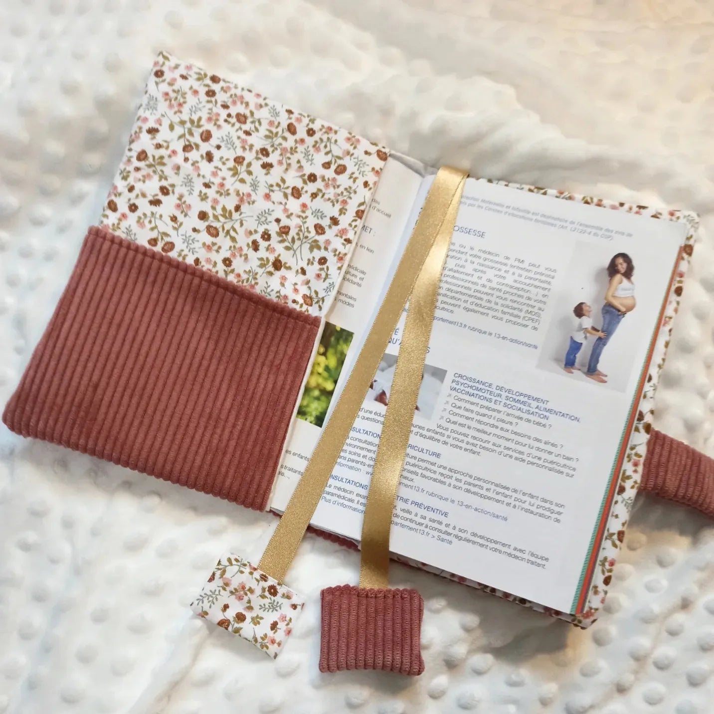 Protège carnet de santé cerf - modèle Personnalisable