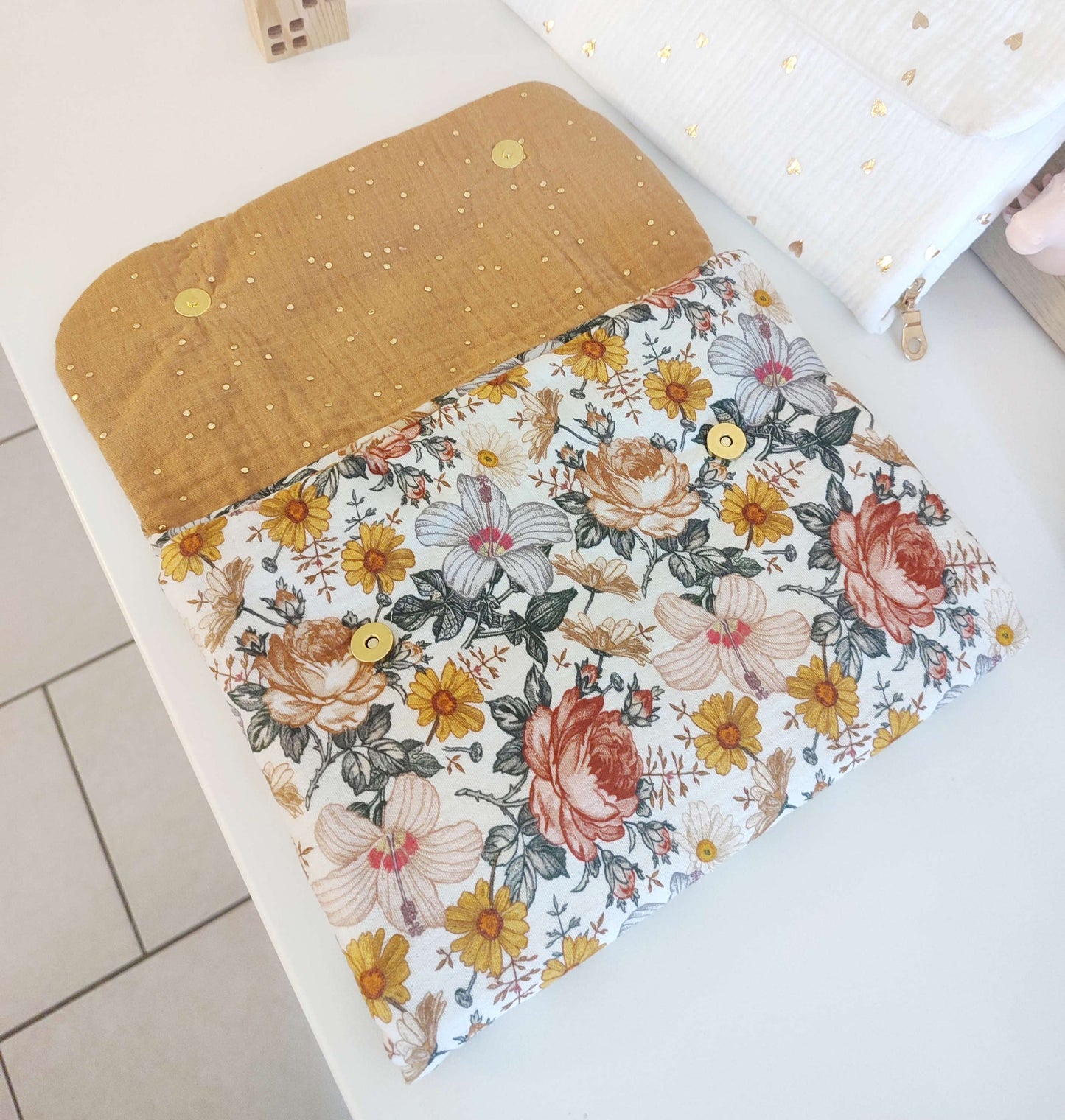Trousse à langer - pochette à langer - modèle personnalisable