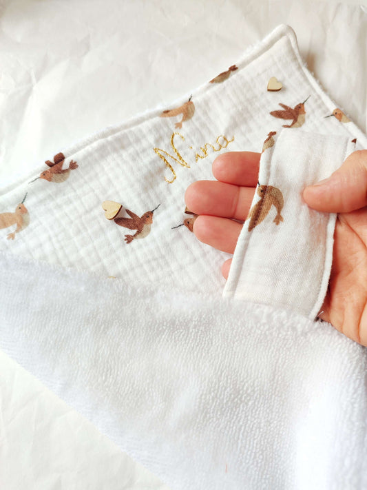 Serviette visage - modèle personnalisable tissu et texte