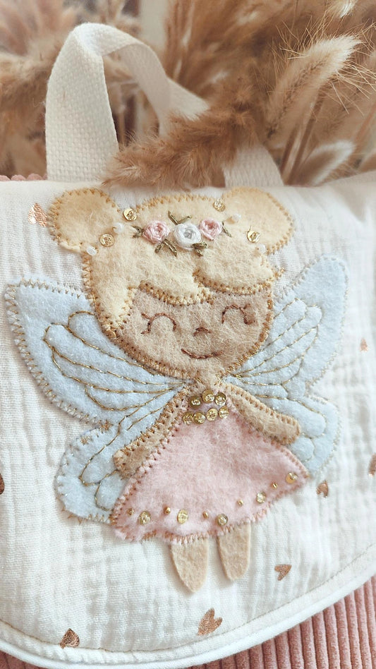 Sac à dos maternelle nounou crèche Fée Edana - modèle personnalisable