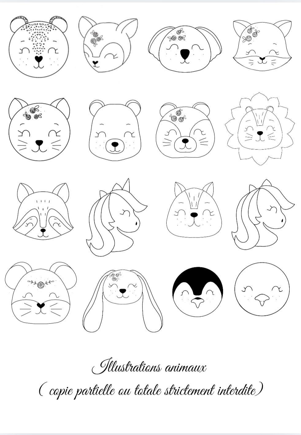 Carte étape Prénom+ animal personnalisable