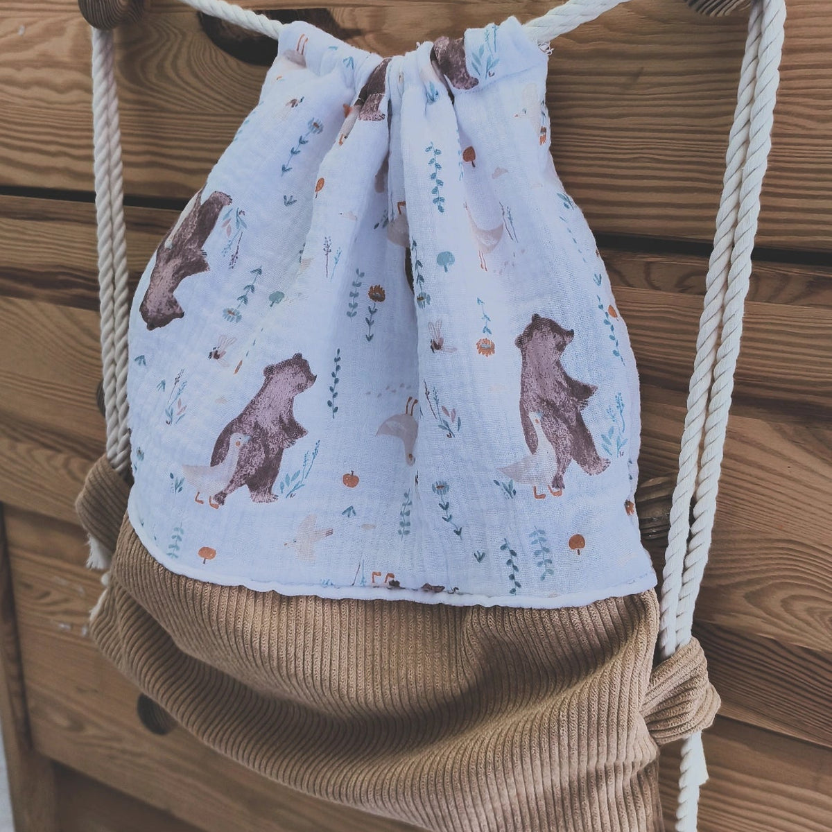 Sac pochon maternelle personnalisable