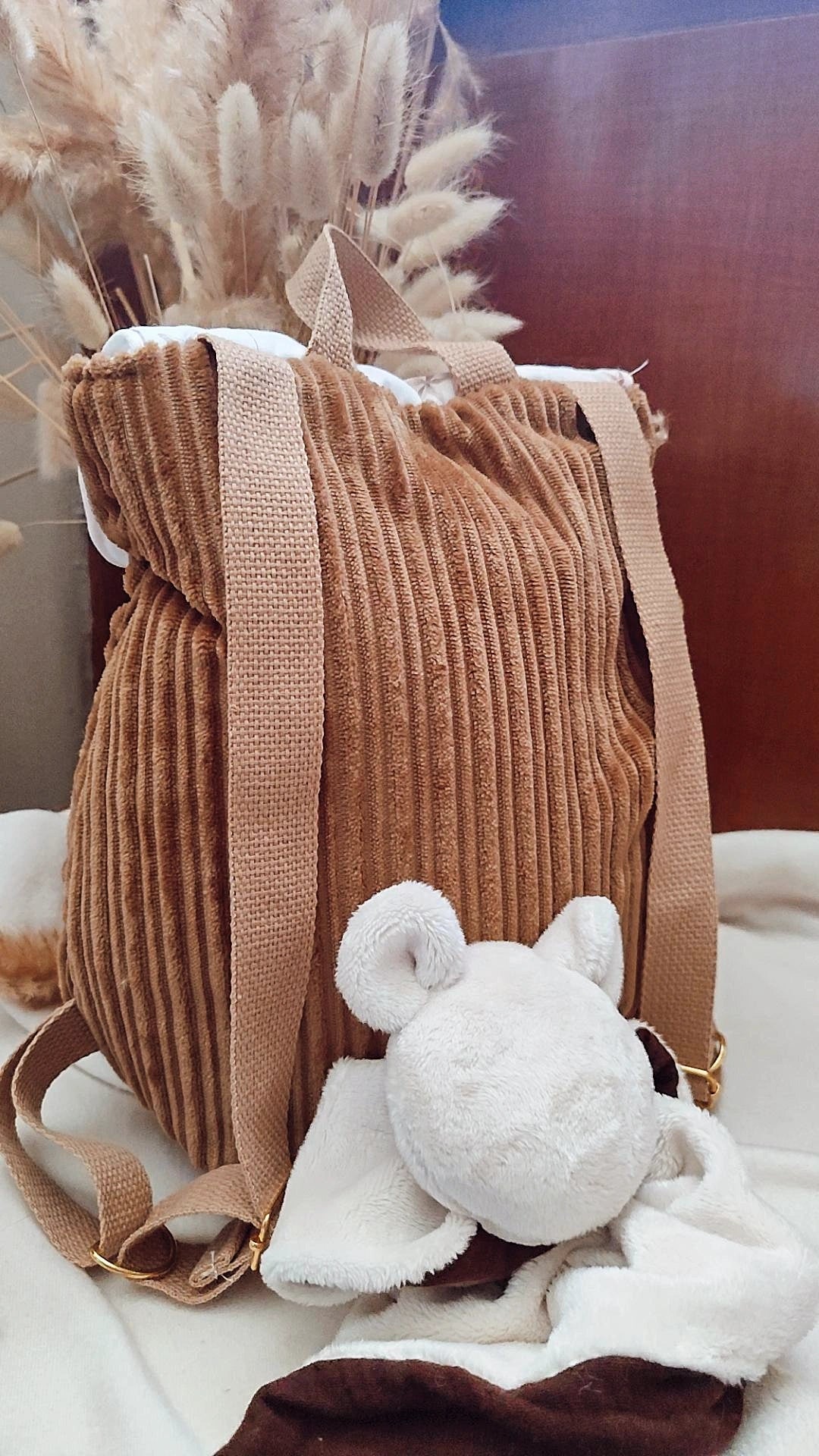 Sac à dos crèche / maternelle - modèle animaux cirque en tissu fait main