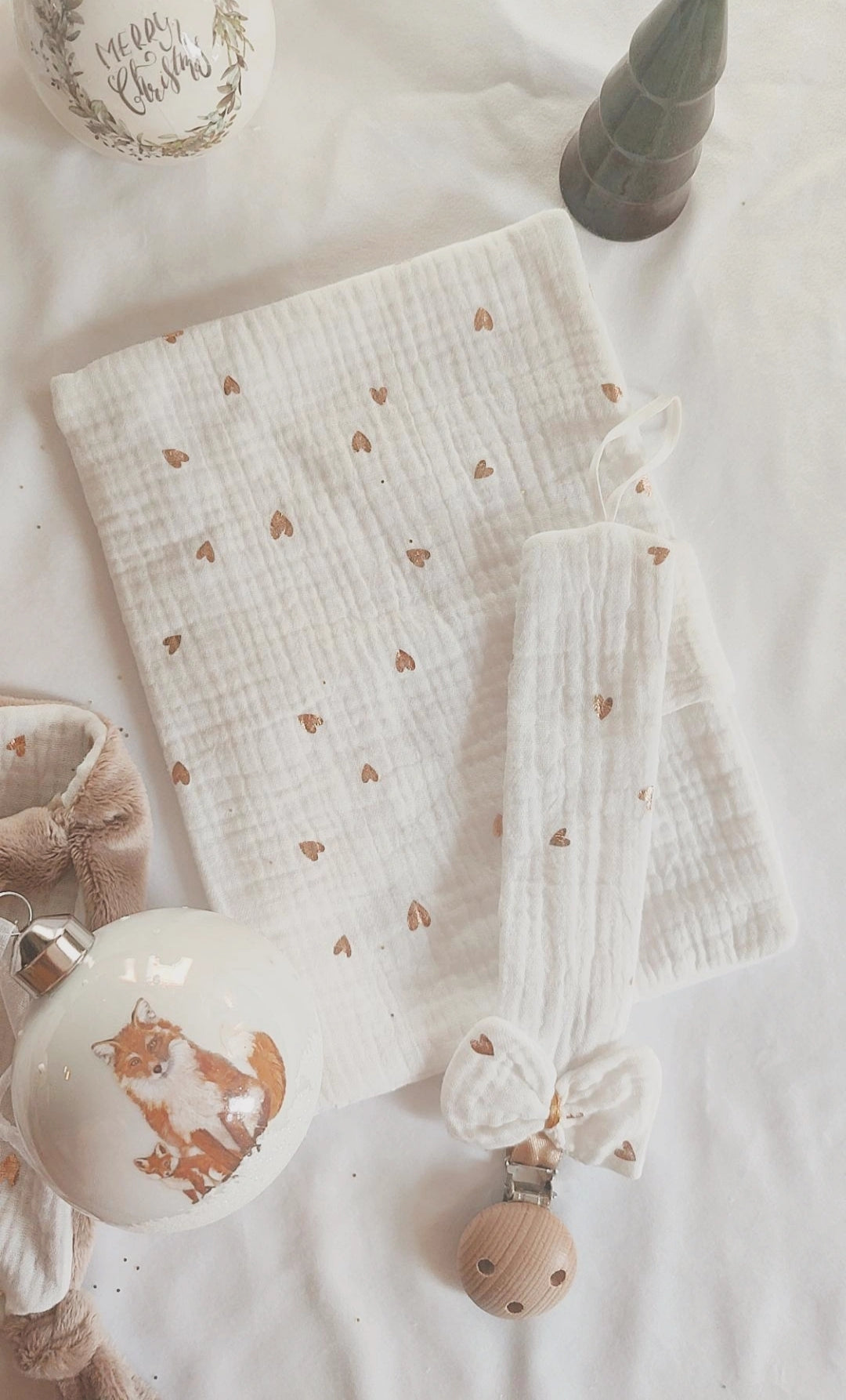 Coffret naissance cadeau noël - modèle personnalisable