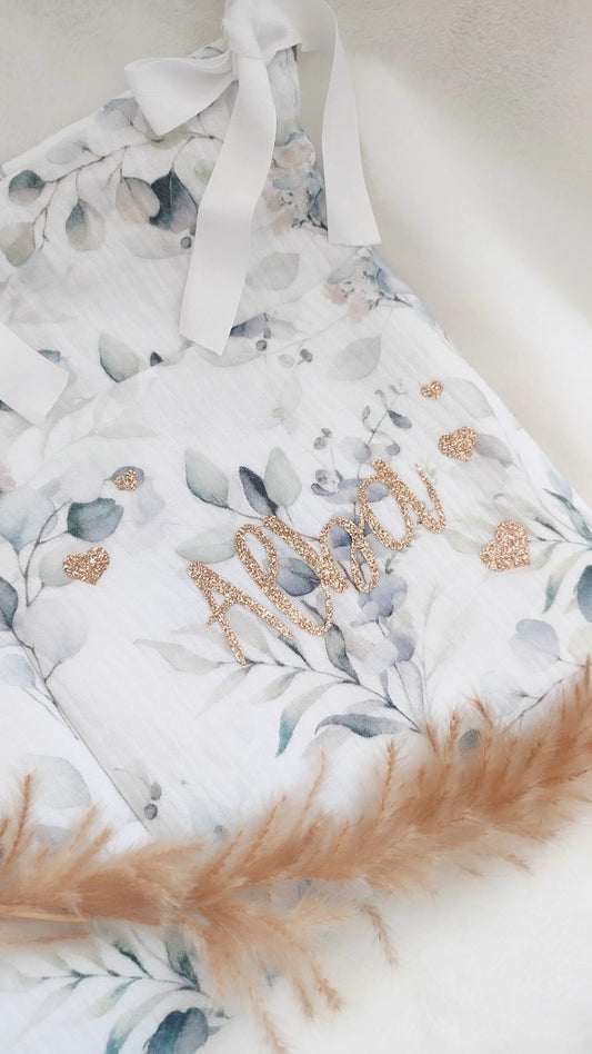 Range doudous avec applique Raton laveur Janon - modèle Personnalisable