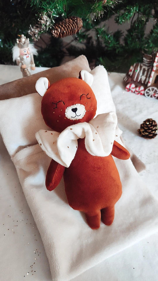 Poupée Léon l'ourson et ses accessoires ✨