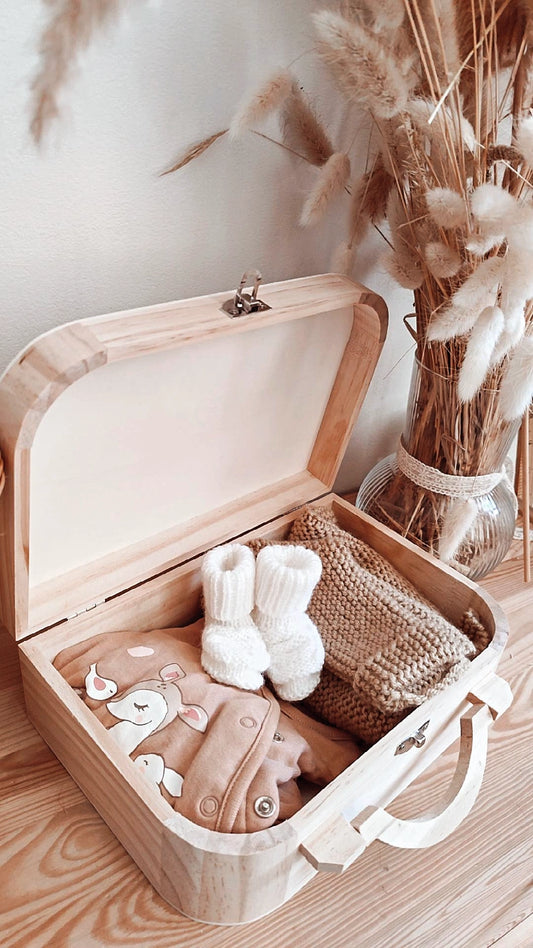 Valisette à souvenir bois gravé - personnalisable