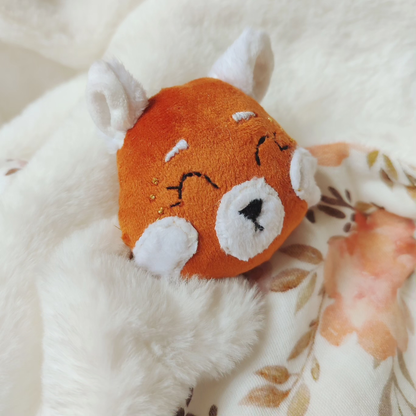 Doudou Kaï le Panda Roux- doudou fait main personnalisé