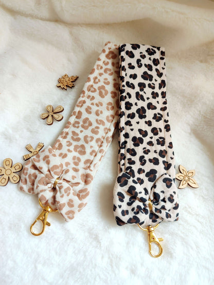 Duo de naissance - Protège carnet et attache tétine léopard