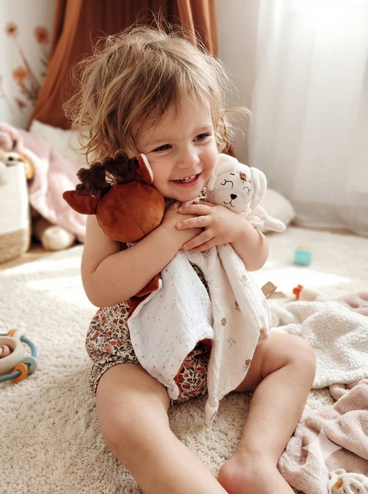 Doudou Chien Golden - doudou fait main personnalisé