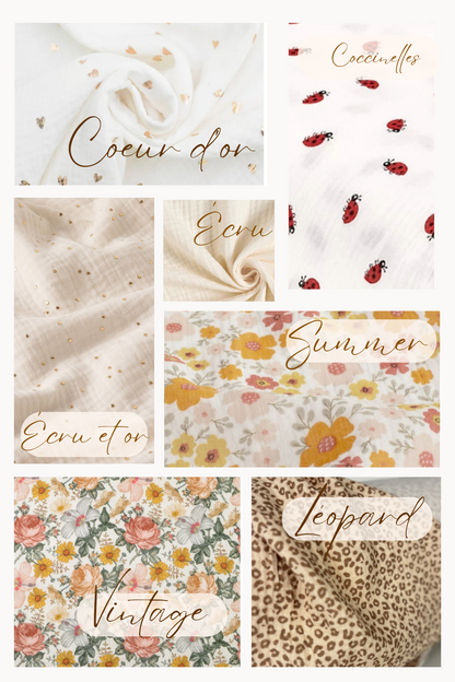 Gaze de coton disponible pour personnalisation 3
