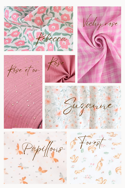 gaze de coton disponible pour personnalisation