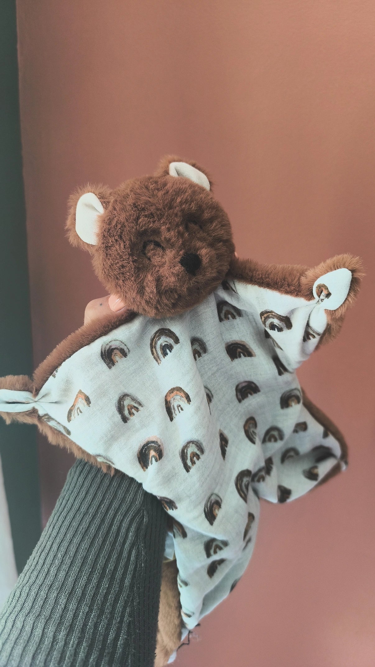Doudou Ours Léon - Modèle Personnalisable fait main
