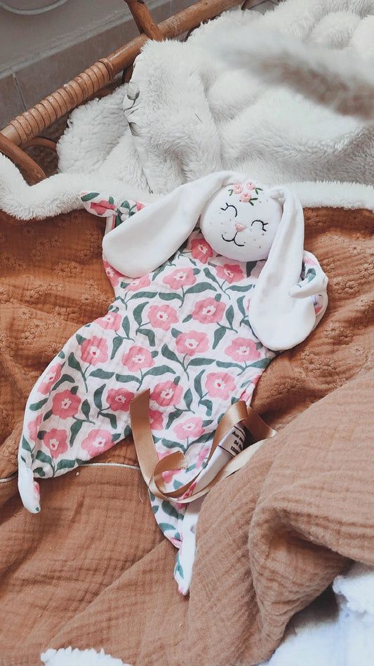 Doudou lapin disponible -  grand modèle