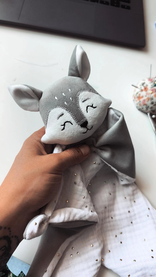 Doudou Loup disponible -  grand modèle