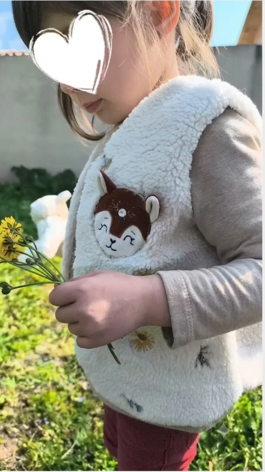 Le Gilet Berger Réversible - 2 en 1 - Personnalisable