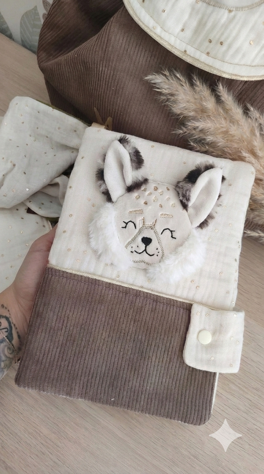 Protège carnet de santé Lynx  - modèle Personnalisable