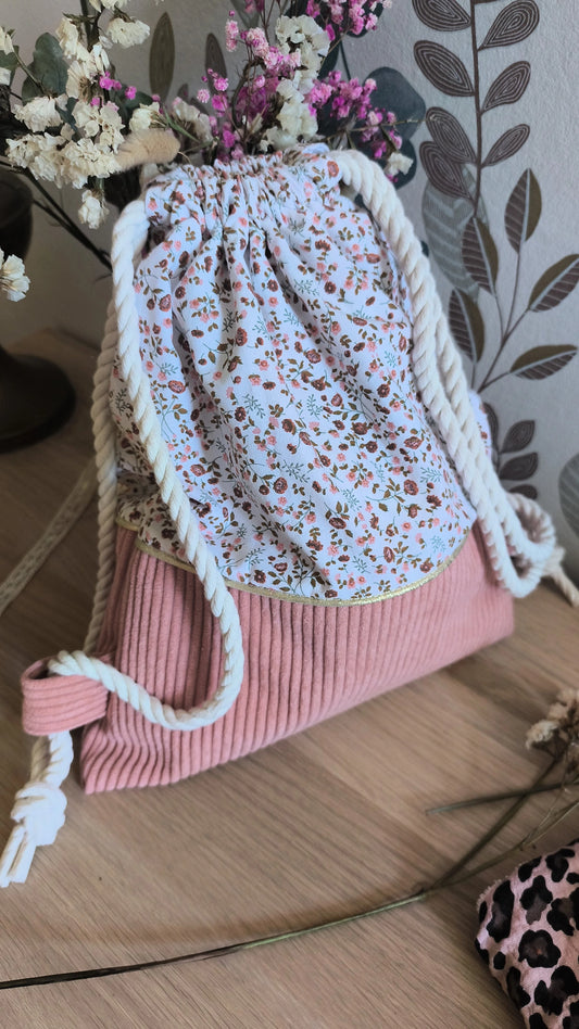 Sac pochon maternelle disponible – Modèle Eleonie