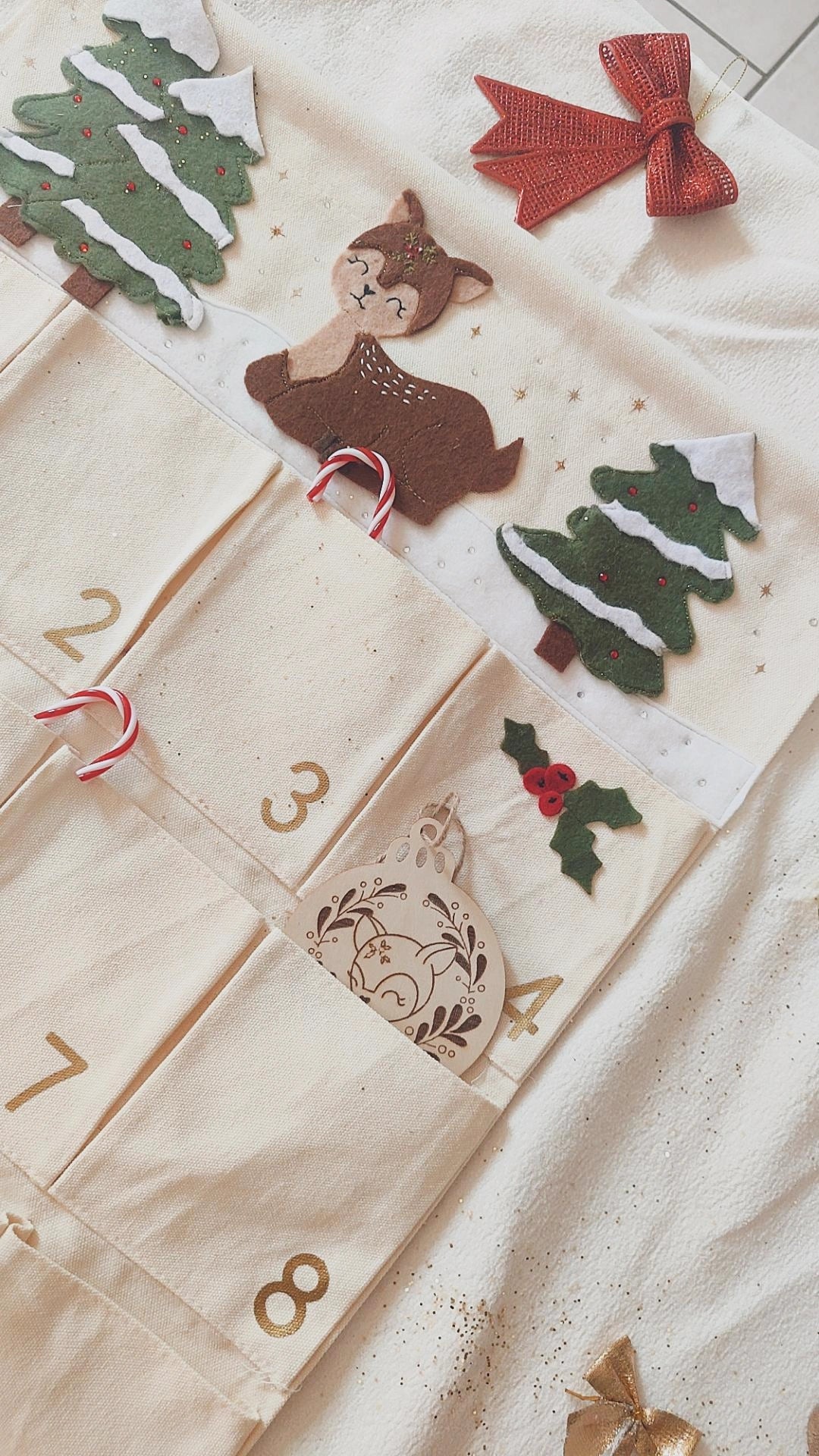 🎁 Calendrier de l’Avent à l’effigie des doudous – Personnalisable