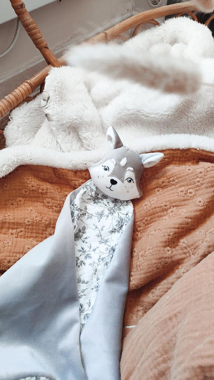 Doudou husky disponible -  grand modèle