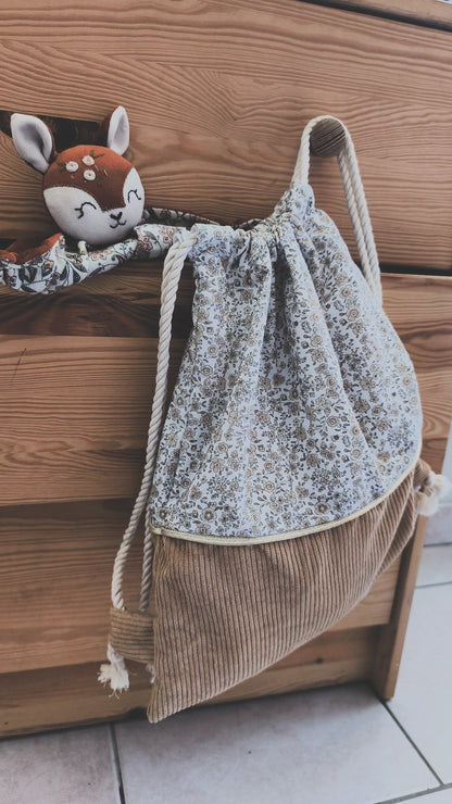 Sac pochon maternelle disponible – Modèle Anna