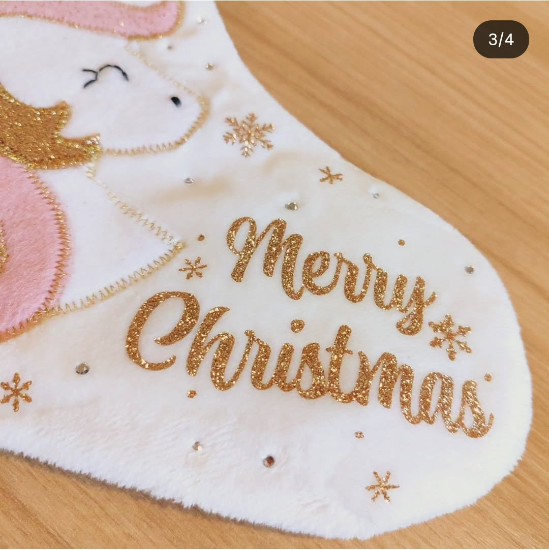 Chaussette de Noël Licorne 🦄 ✨- Personnalisable