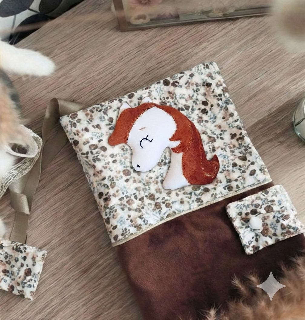 Protège carnet de santé cheval - modèle Personnalisable