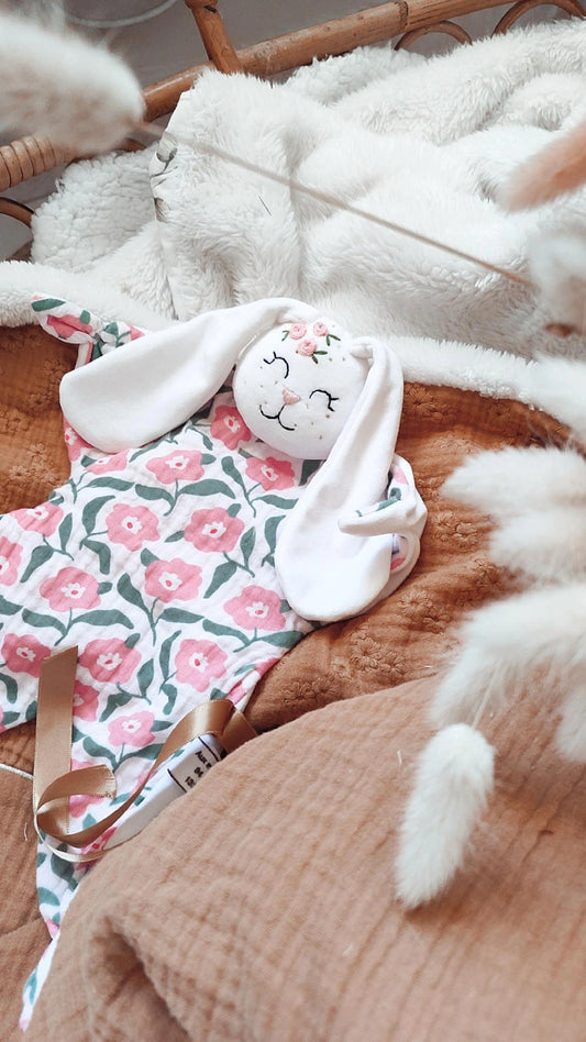 Doudou lapin disponible -  grand modèle