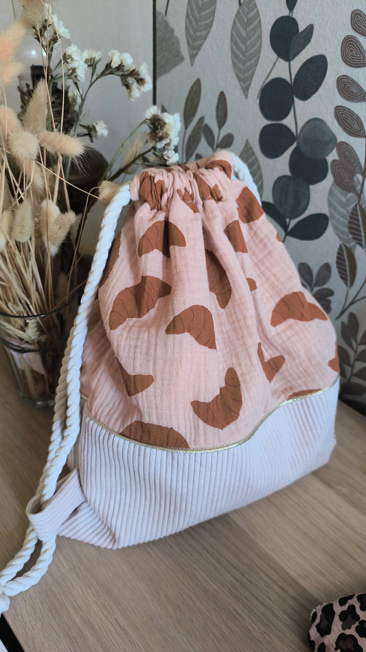 Sac pochon maternelle disponible – Modèle Croissant