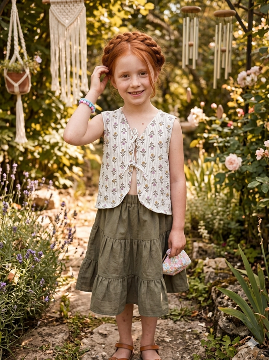 Le petit haut Jeanne - 2 en 1 - personnalisable
