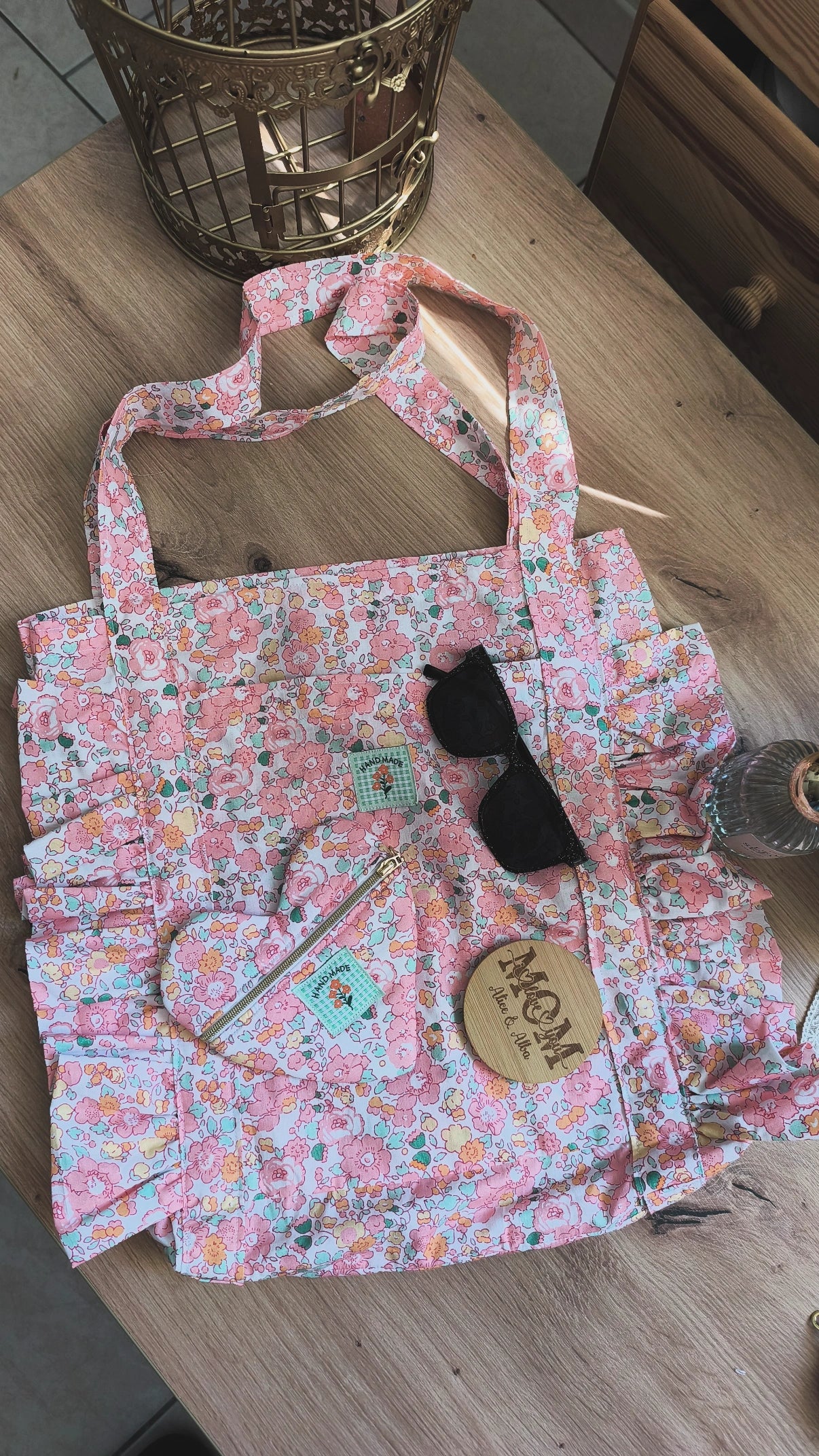 Tote Bag de Maman - modèle personnalisable tissu et texte