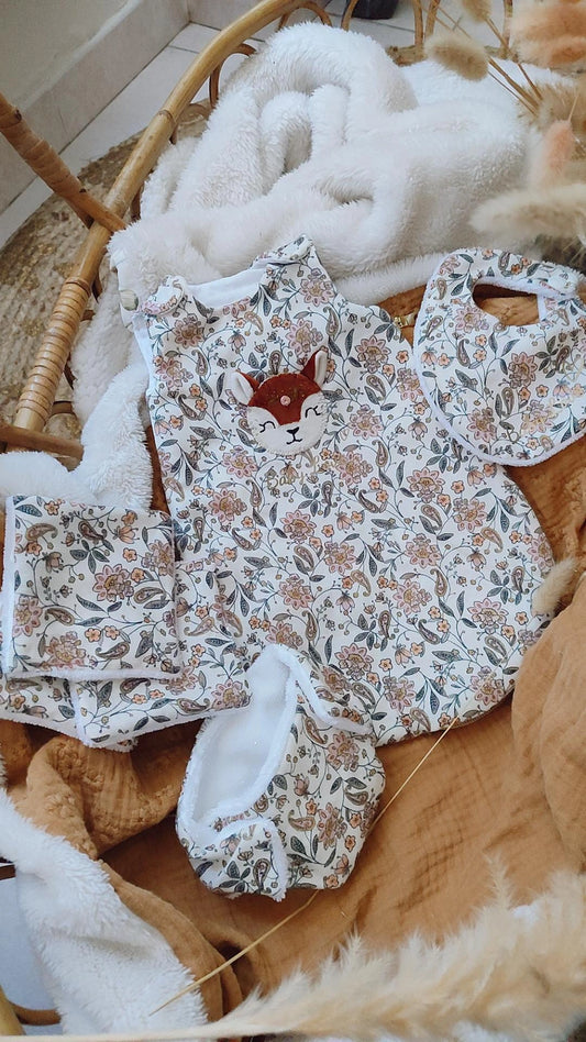 Ensemble pour poupon disponible - modèle Théa applique Rosie– Aux Merveilles de Charlotte ✨