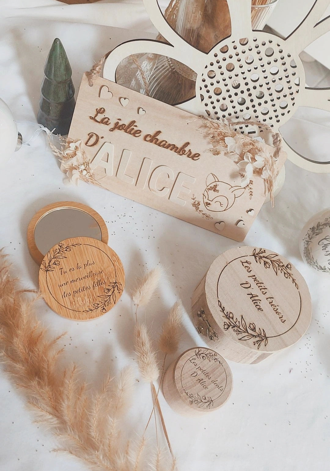 🎀 Coffret Cadeau Noël Petite Fille – Cadeau personnalisé unique 🎀