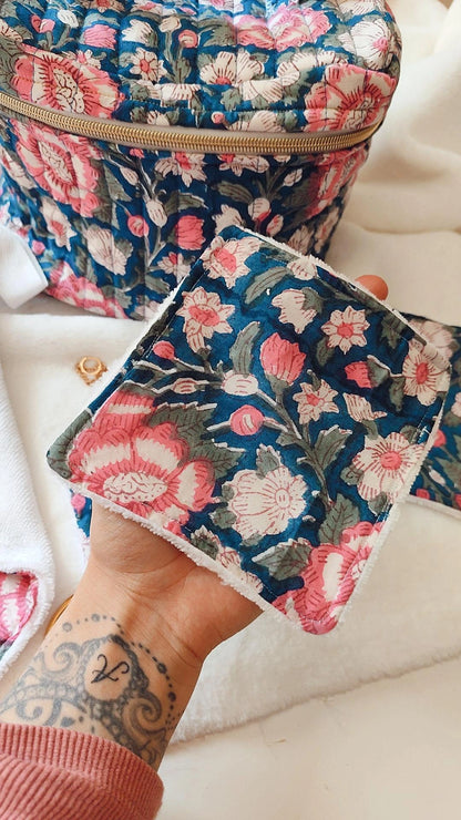 Lingettes bébé gaze et éponge de coton - modèle personnalisable