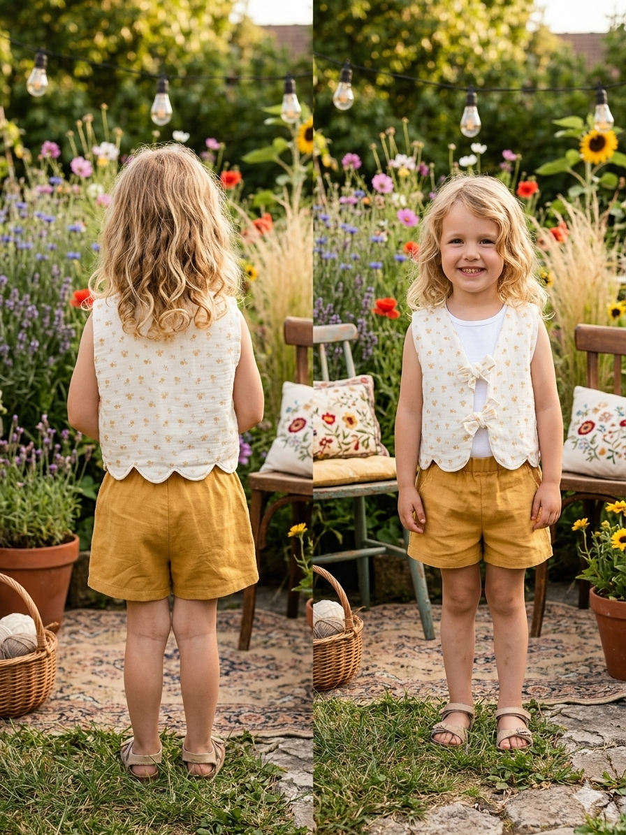 Le petit haut Colette - 2 en 1 - Personnalisable