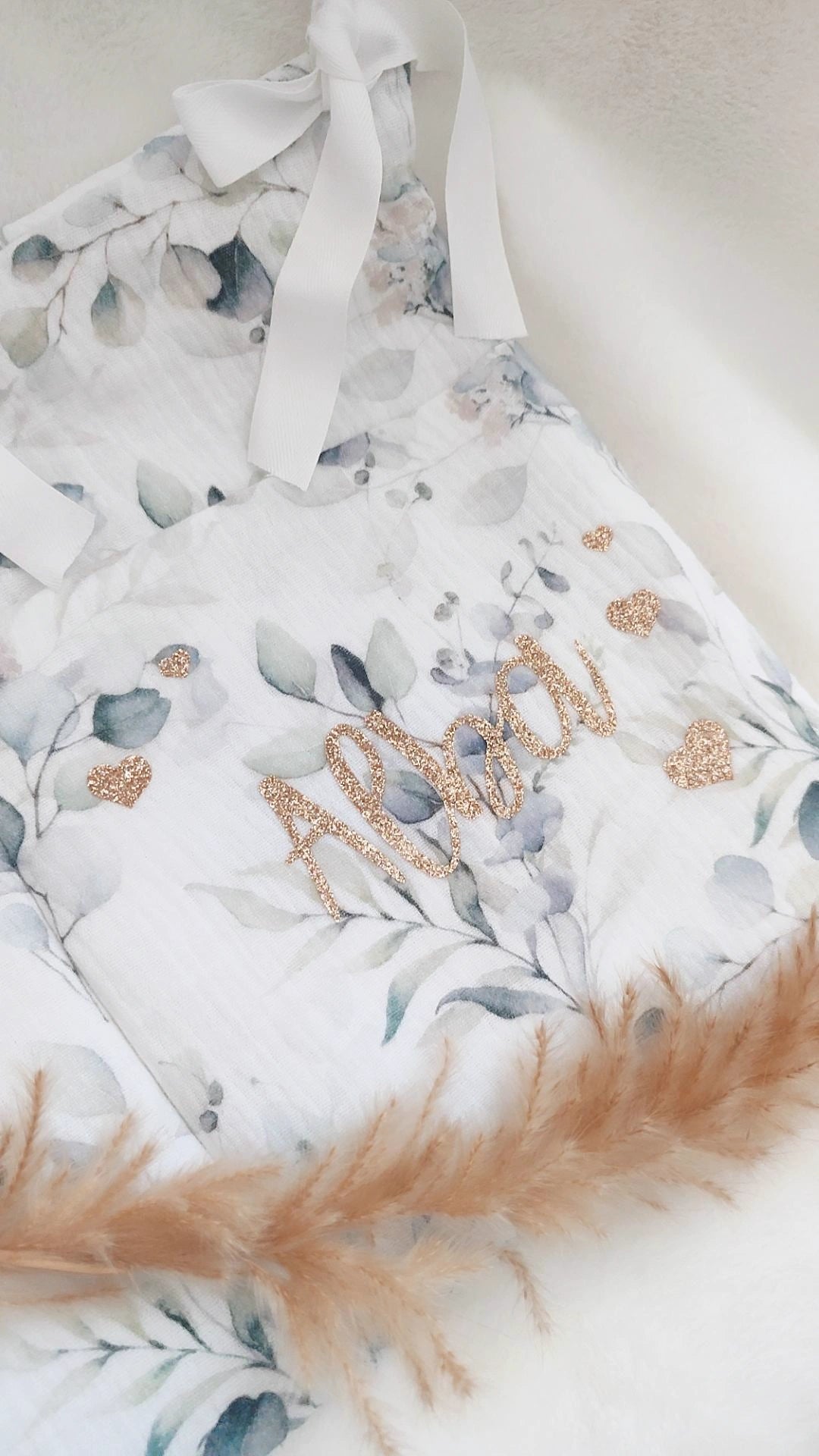 Range doudous avec applique Raton laveur Janon - modèle Personnalisable