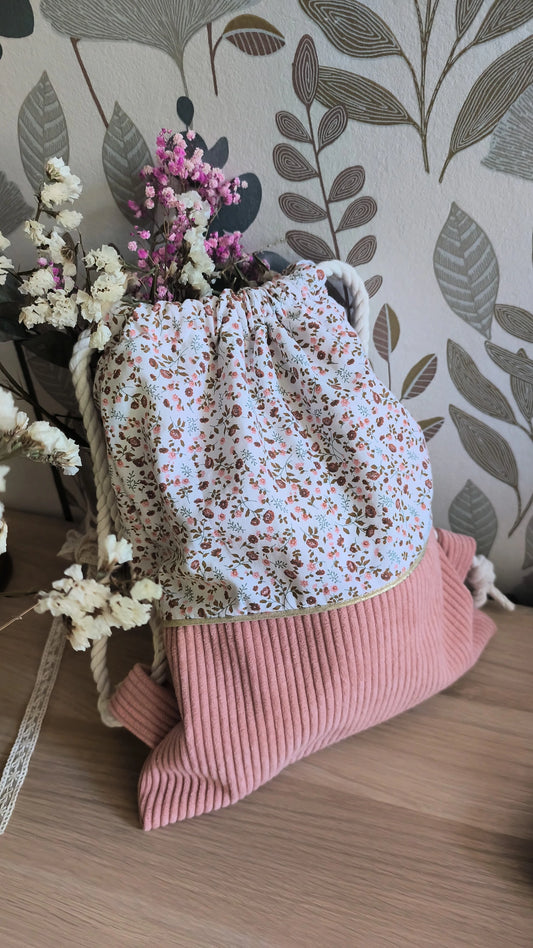 Sac pochon maternelle disponible – Modèle Eleonie