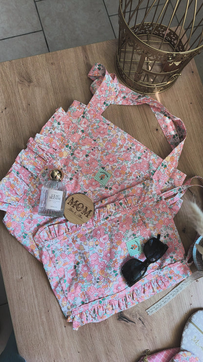 Duo Tote Bag Maman et Mini  - modèle personnalisable tissu et texte